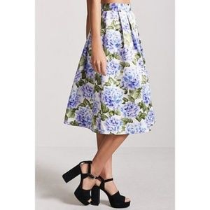 Forever 21 flowered skirt